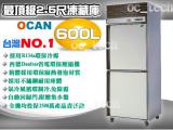 RS瑞興 600L 2.5尺風冷半凍半藏雙門(上冷凍下冷藏)不鏽鋼凍藏庫RS-R1001