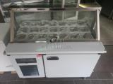 沙拉吧工作檯~21格~刨冰料理展示台~臥式工作檯冰箱~冷藏展示櫃