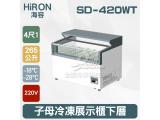 Hiron海容 超商子母冷凍展示櫃下層 265L(SD-420WT)